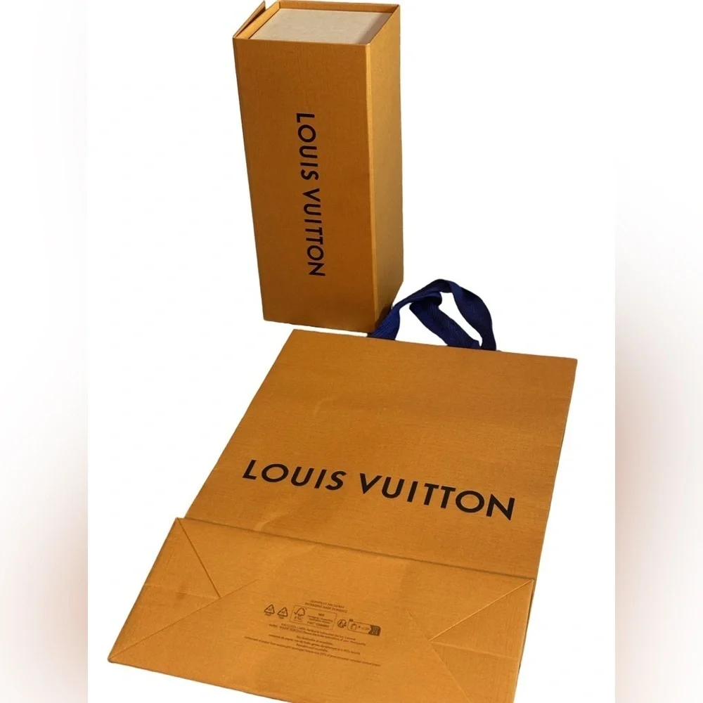 Louis Vuitton Shopping Bag (Small) & Large Perfume Box w/ Wrapping Paper – EUC